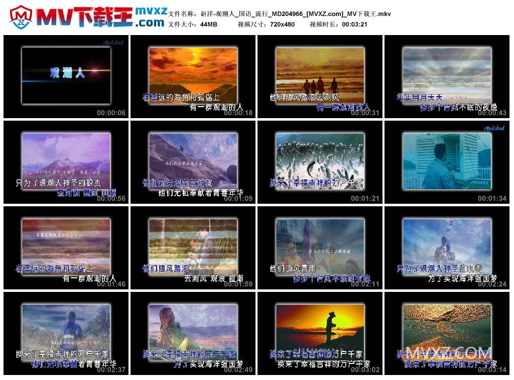 讴洋-观潮人_国语_流行_MD204966